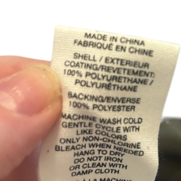 ANTHROPOLOGIE Avec Les Filles Flared Faux Leather Pants Olive Moss Sz Small - Picture 8 of 14